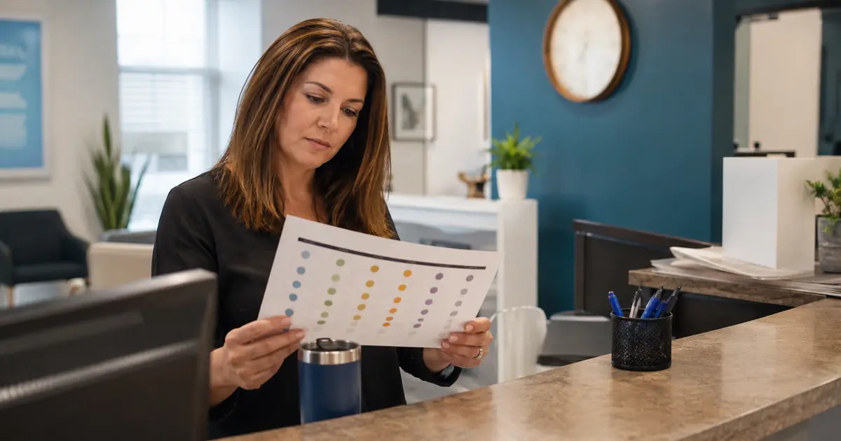 Future practice owner sorts dental AI use cases into administrative support, clinician-controlled work, prohibited decisions, and human review paths.
