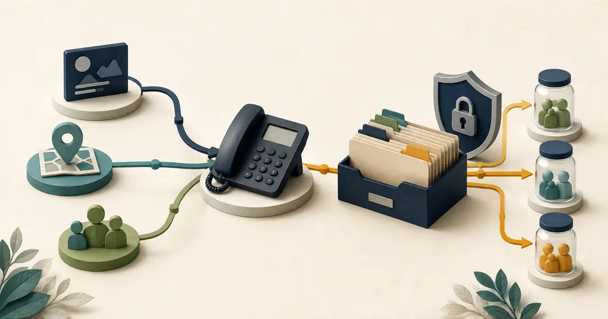 Dental office manager connects campaign call sources to first-party call records, staff-owned requests, confirmed appointments, outcomes, and privacy controls.