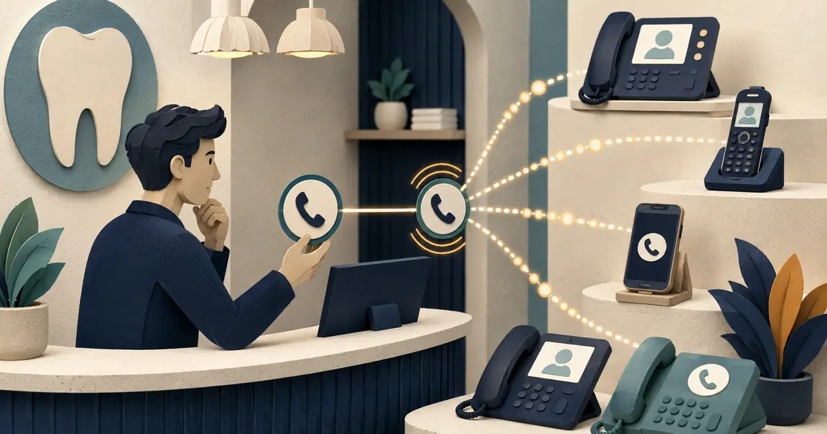 Future dental practice owner verifies an outbound clinic phone identity across several carrier test calls.